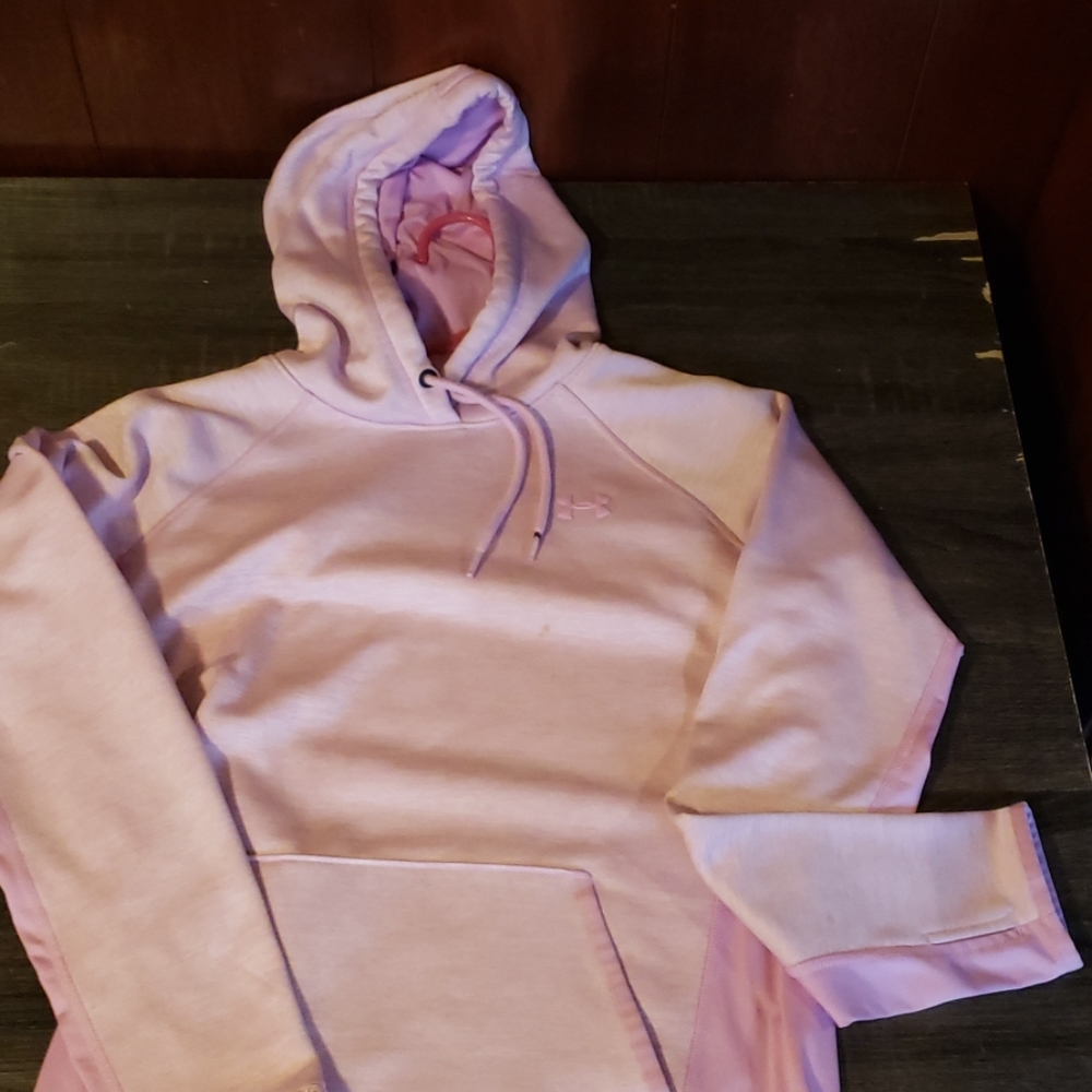 Under armour pink hoodie